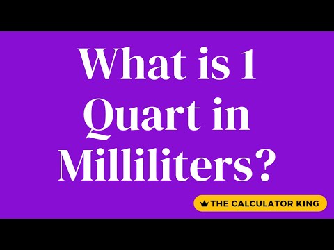 What is 1 Quart in Milliliters? Learn the Answer Now.