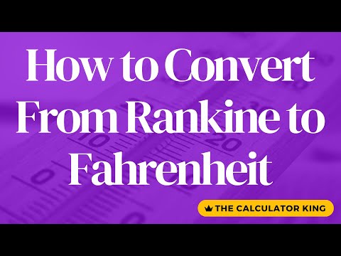 How to convert Rankine to Fahrenheit. Quick conversion with examples.